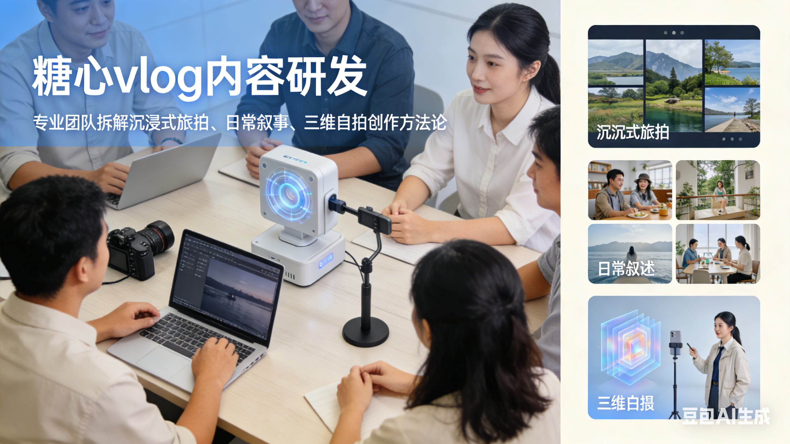糖心vlog内容研发 - 专业团队拆解沉浸式旅拍、日常叙事、三维自拍创作方法论